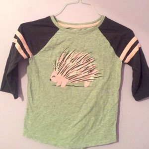 Hedgehog 3/4 Sleeved Shirt